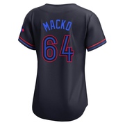 Adam Macko Women's Toronto Blue Jays 2024 City Connect Jersey - Black Limited