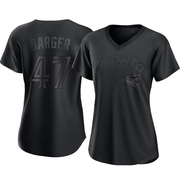 Addison Barger Women's Toronto Blue Jays Pitch Fashion Jersey - Black Authentic