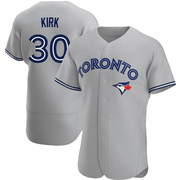 Alejandro Kirk Men's Toronto Blue Jays Road Jersey - Gray Authentic