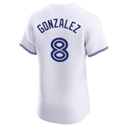 Alex Gonzalez Men's Toronto Blue Jays Home Jersey - White Elite