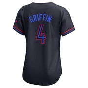 Alfredo Griffin Women's Toronto Blue Jays 2024 City Connect Jersey - Black Limited