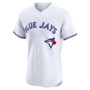 Andres Gimenez Men's Toronto Blue Jays Home Jersey - White Elite