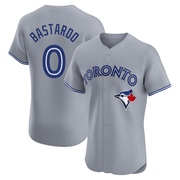 Angel Bastardo Men's Toronto Blue Jays Road Jersey - Gray Elite