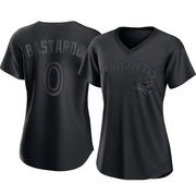 Angel Bastardo Women's Toronto Blue Jays Pitch Fashion Jersey - Black Authentic