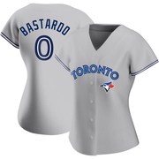 Angel Bastardo Women's Toronto Blue Jays Road Jersey - Gray Authentic