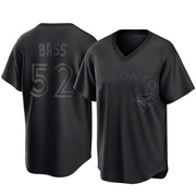 Anthony Bass Youth Toronto Blue Jays Pitch Fashion Jersey - Black Replica