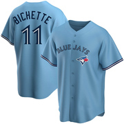 Bo Bichette Men's Toronto Blue Jays Powder Alternate Jersey - Blue Replica