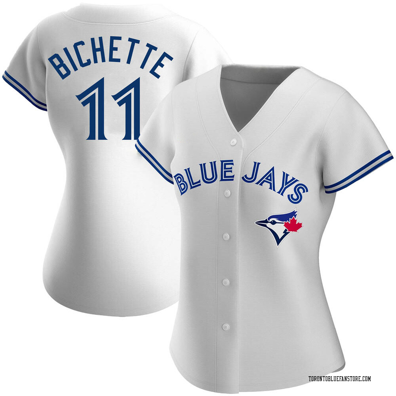 Bo Bichette Men's Toronto Blue Jays Jersey - Black/White Replica