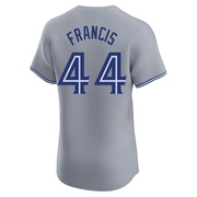 Bowden Francis Men's Toronto Blue Jays Road Jersey - Gray Elite