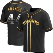 Bowden Francis Youth Toronto Blue Jays Alternate Jersey - Black Golden Replica