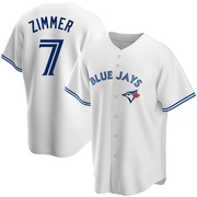 Bradley Zimmer Youth Toronto Blue Jays Home Jersey - White Replica