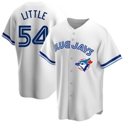 Brendon Little Men's Toronto Blue Jays Home Cooperstown Collection Jersey - White Replica