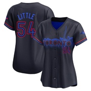 Brendon Little Women's Toronto Blue Jays 2024 City Connect Jersey - Black Limited