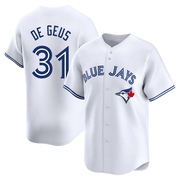 Brett de Geus Youth Toronto Blue Jays Home Jersey - White Limited