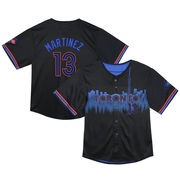 Buck Martinez Toddler Toronto Blue Jays 2024 City Connect Jersey - Black Limited