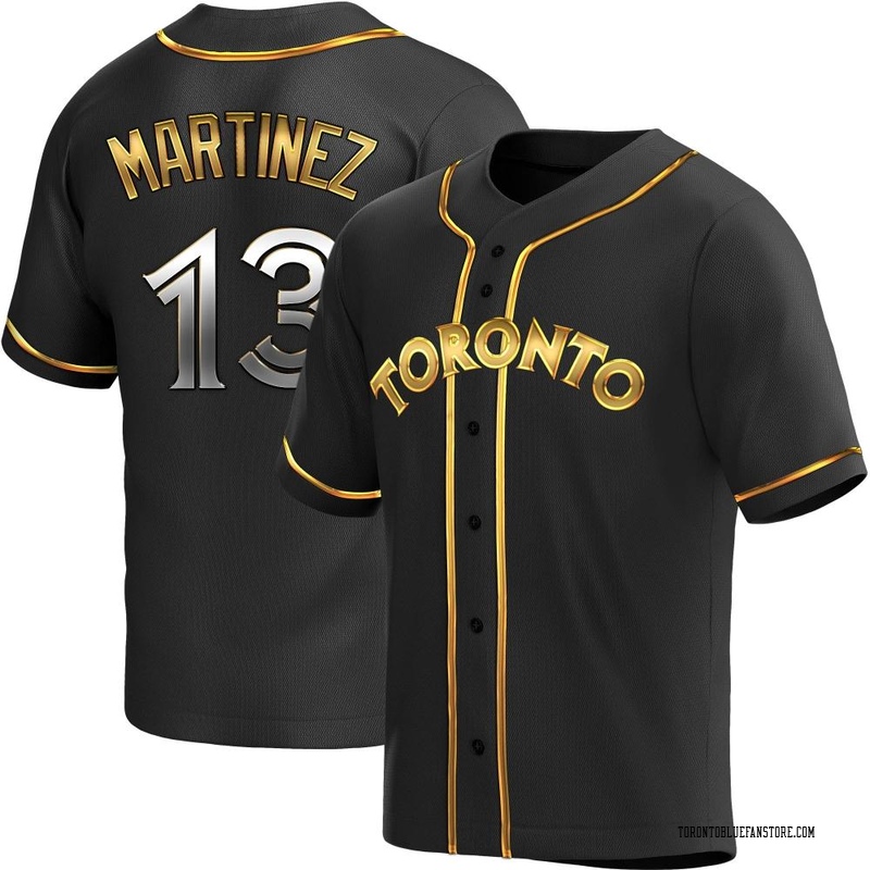 Buck Martinez Youth Toronto Blue Jays Pitch Fashion Jersey - Black Replica