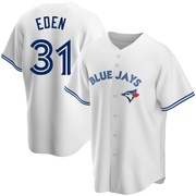 Cam Eden Men's Toronto Blue Jays Home Jersey - White Replica