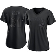 Cam Eden Women's Toronto Blue Jays Pitch Fashion Jersey - Black Replica