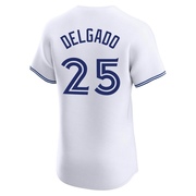 Carlos Delgado Men's Toronto Blue Jays Home Jersey - White Elite