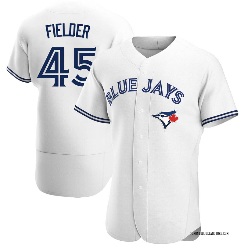 Cecil Fielder Men's Toronto Blue Jays Home Jersey - White Authentic