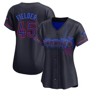 Cecil Fielder Women's Toronto Blue Jays 2024 City Connect Jersey - Black Limited