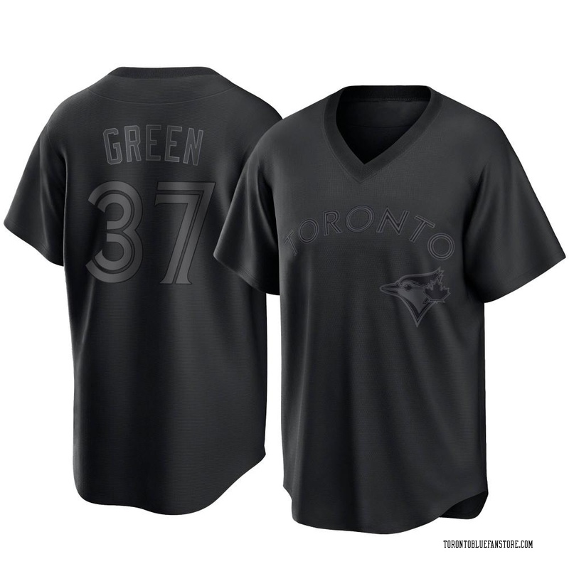 Chad Green Men's Toronto Blue Jays Pitch Fashion Jersey - Black