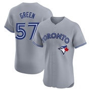 Chad Green Men's Toronto Blue Jays Road Jersey - Gray Elite