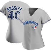 Chris Bassitt Women's Toronto Blue Jays Road Jersey - Gray Authentic