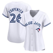 Chris Carpenter Women's Toronto Blue Jays Home Jersey - White Limited