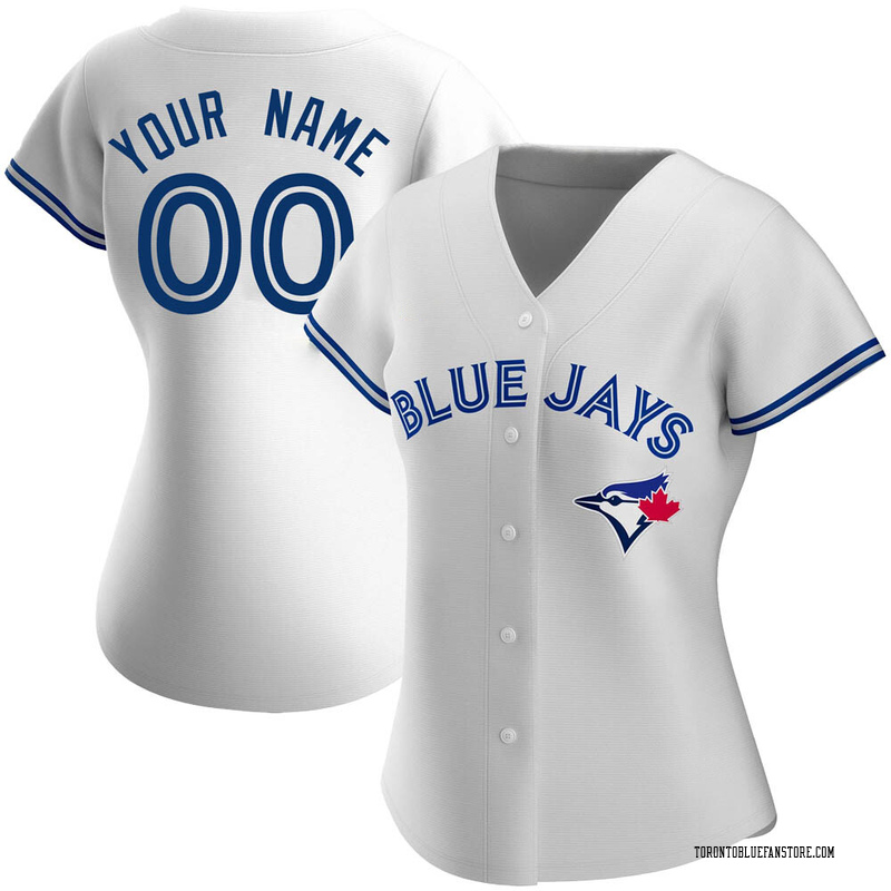 Toronto Blue Jays Home Authentic Custom Jersey White Custom