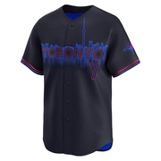 Damaso Garcia Youth Toronto Blue Jays 2024 City Connect Jersey - Black Limited