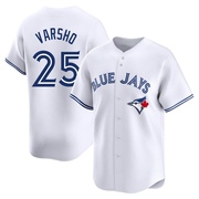 Daulton Varsho Men's Toronto Blue Jays Home Jersey - White Limited