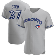 Dave Stieb Men's Toronto Blue Jays Road Jersey - Gray Authentic