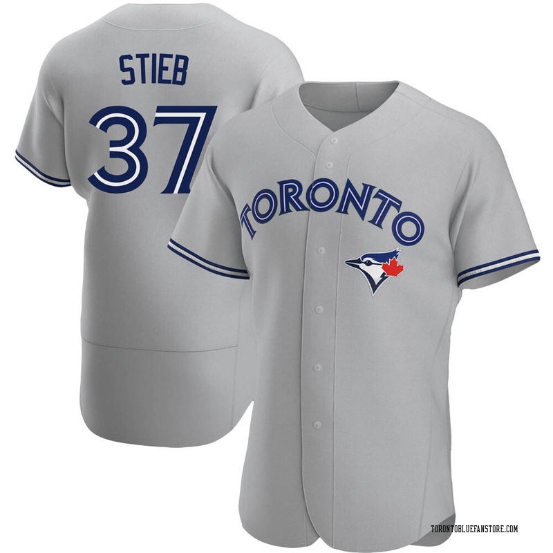 DAVE STIEB AUTHENTIC Russell Athletic TORONTO BLUE JAYS Grey