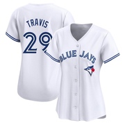 Devon Travis Women's Toronto Blue Jays Home Jersey - White Limited