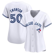 Erik Swanson Women's Toronto Blue Jays Home Jersey - White Limited