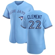 Ernie Clement Men's Toronto Blue Jays Powder Alternate Jersey - Blue Authentic