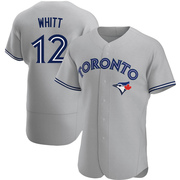 Ernie Whitt Men's Toronto Blue Jays Road Jersey - Gray Authentic