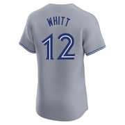 Ernie Whitt Men's Toronto Blue Jays Road Jersey - Gray Elite