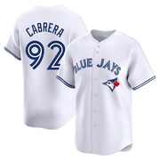 Genesis Cabrera Men's Toronto Blue Jays Home Jersey - White Limited