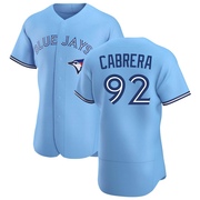 Genesis Cabrera Men's Toronto Blue Jays Powder Alternate Jersey - Blue Authentic