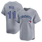 George Bell Men's Toronto Blue Jays Away Jersey - Gray Limited