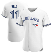 George Bell Men's Toronto Blue Jays Home Jersey - White Authentic