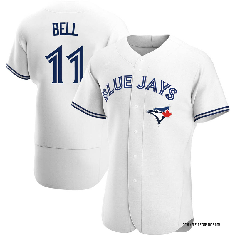 Mens Toronto Blue Jays George Bell White Home Cooperstown Collection Team  Jersey