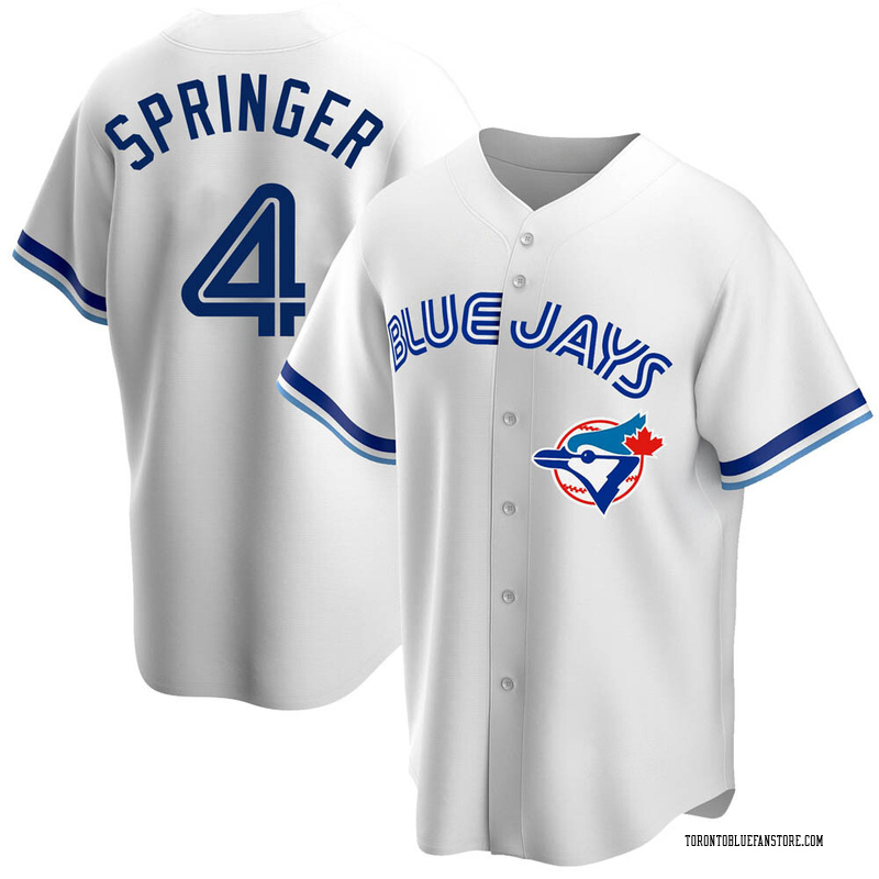 George Springer - Toronto Blue Jays #4 Men's Cool Base Stitched Jersey  .