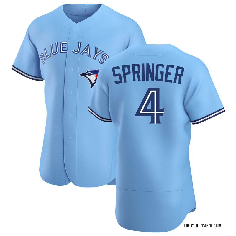 Men's Toronto Blue Jays George Springer Home Powder Blue Alternate Player  Jersey (Small), Jerseys -  Canada