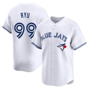 Hyun Jin Ryu Men's Toronto Blue Jays Home Jersey - White Limited