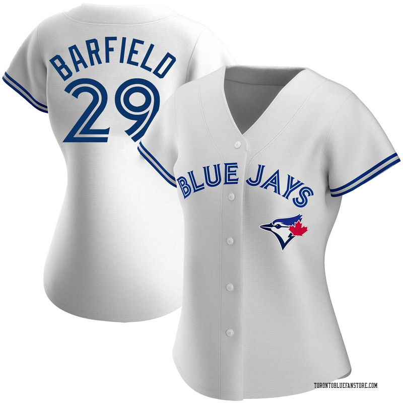 Jesse Barfield Signed Toronto Blue Jays Blue Replica Majestic Jersey