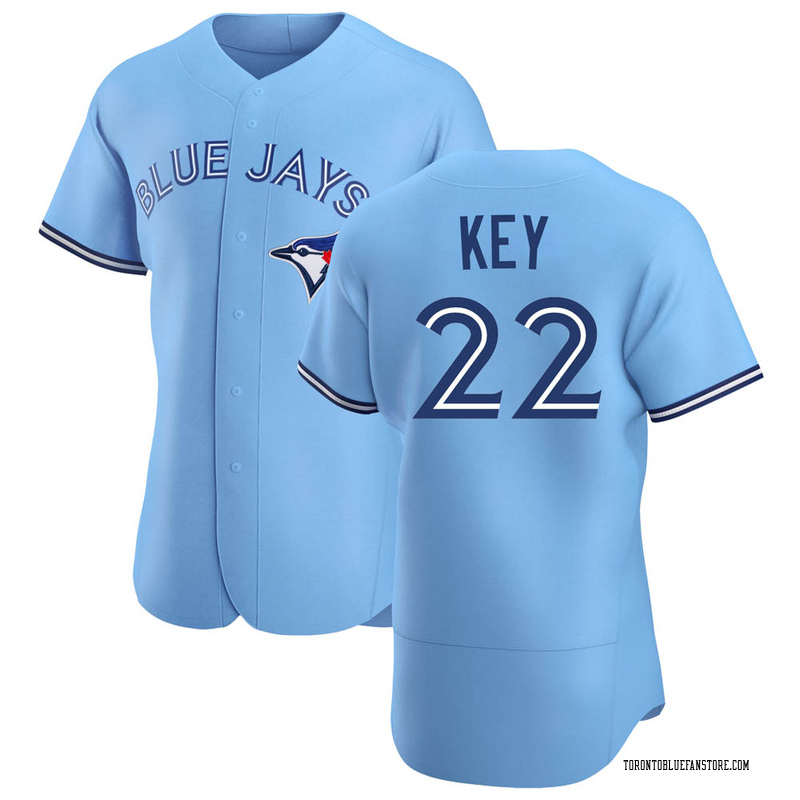 Jimmy Key Men's Toronto Blue Jays Alternate Jersey - Royal Authentic