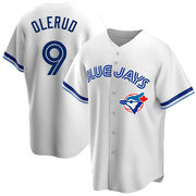 John Olerud Men's Toronto Blue Jays Home Cooperstown Collection Jersey - White Replica